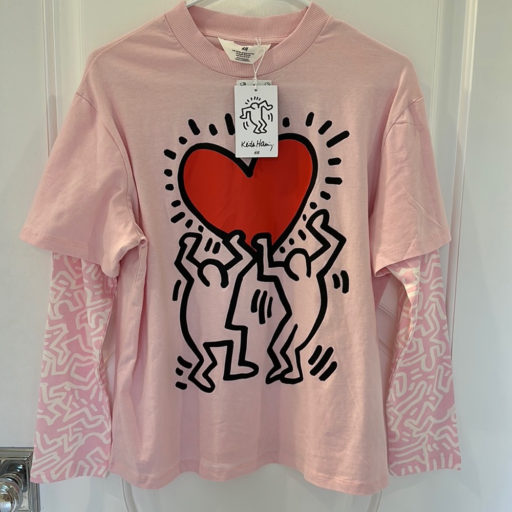 H&M X Keith Haring T-Shirt 16/18